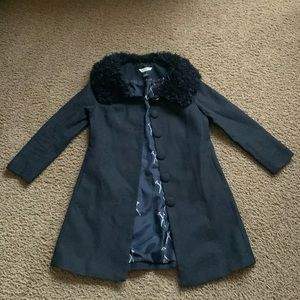 Quail sz 2 coat black retro style